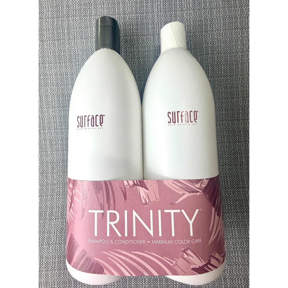 Surface Trinity Shampoo & Conditioner Duo 33.8oz 1 Liter Maximum Color Care New